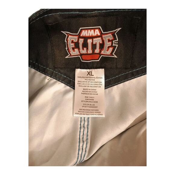 Elite MMA Mens Swim Trunks Blue Graphic Cobra Striking Size XL New With Tags - Picture 7 of 12